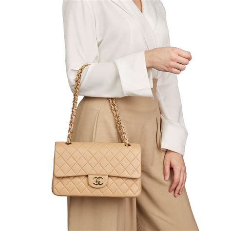 chanel classic beige vs black|Chanel classic flap bag price.